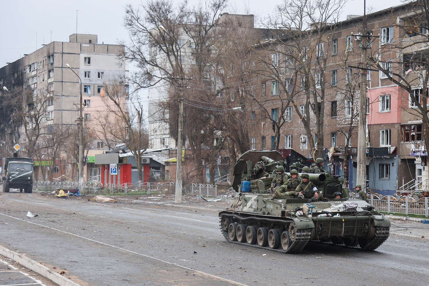руски военни сили мариупол (ТАСС)