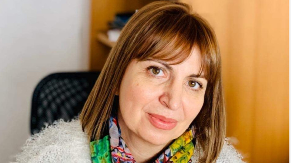 Националният секретар на КНСБ Величка Микова.