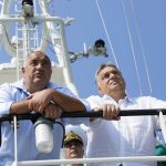 инспекция на морската граница от премиерите Бойко Борисов и Виктор Орбан.