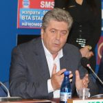 БТА Пресконференция. Подписване на споразумение за политическо партньорство между ПП АБВ и движение "Гергьовден". Георги Първанов сам