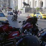Протест на мотористи пред Съдебната палата