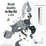 Инфографика - България е лидер по загинали на пътя в ЕС