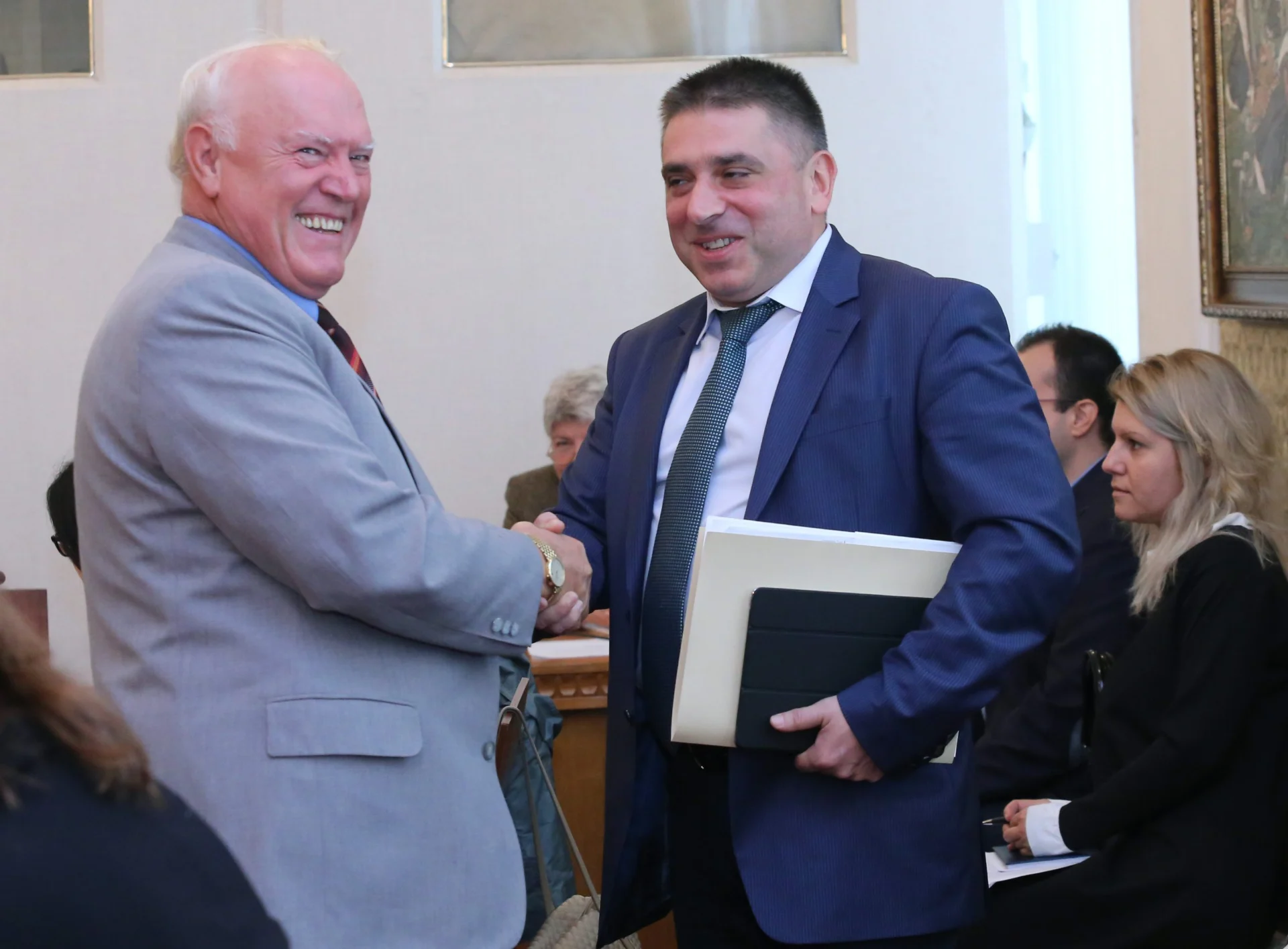 Парламент Среща-дискусия "Структурирани дебати за прозрачни парламентарни назначения"  Владислав Славов Данаил Кирилов