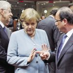 Ангела Меркел и Франсоа Оланд се разминаха за стратегията.