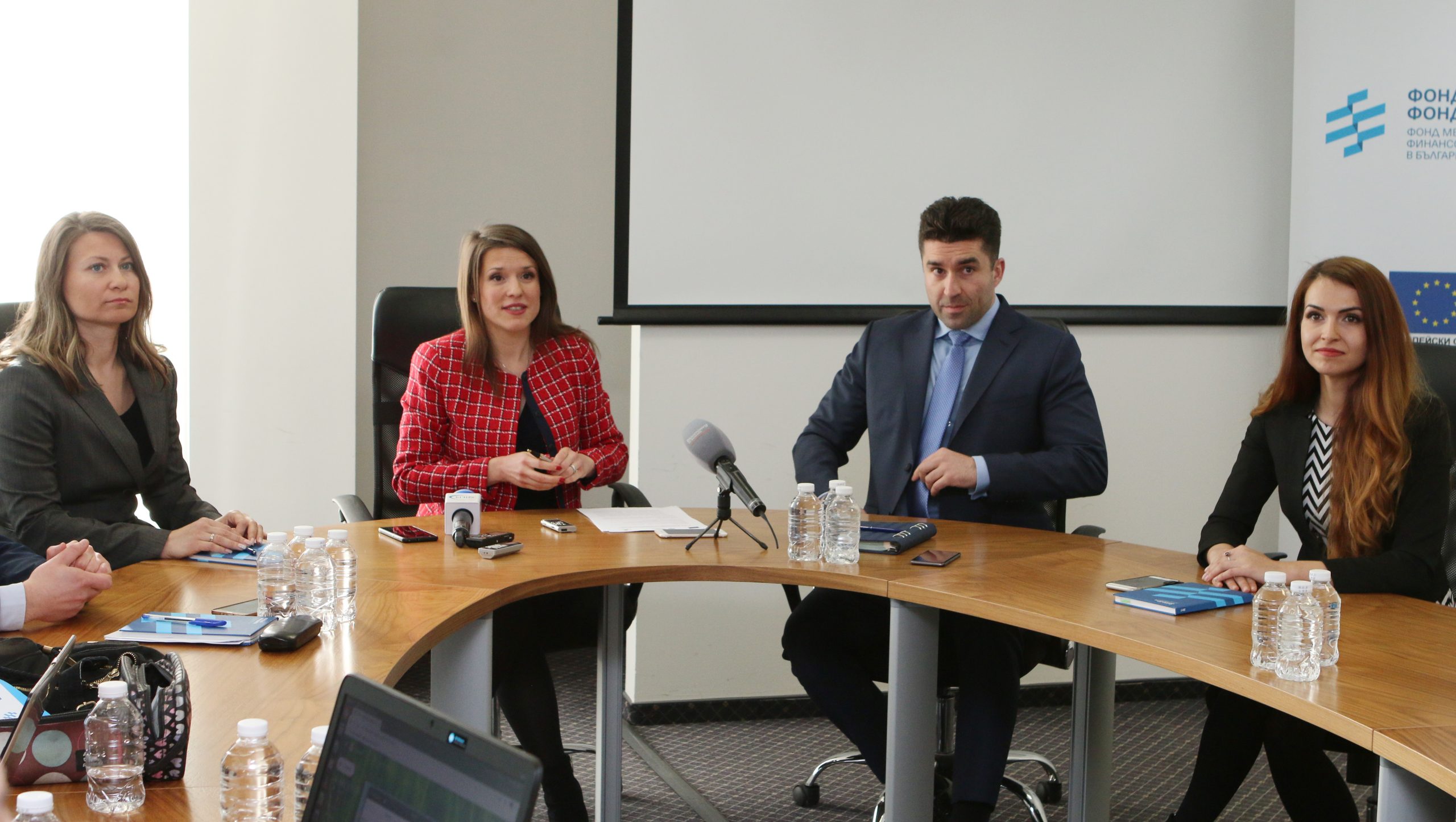 Пресконференция на фонд на фондовете Светослава Георгиева