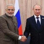 Премиерът на Индия Нарендра Моди и президентът на Русия Владимир Путин