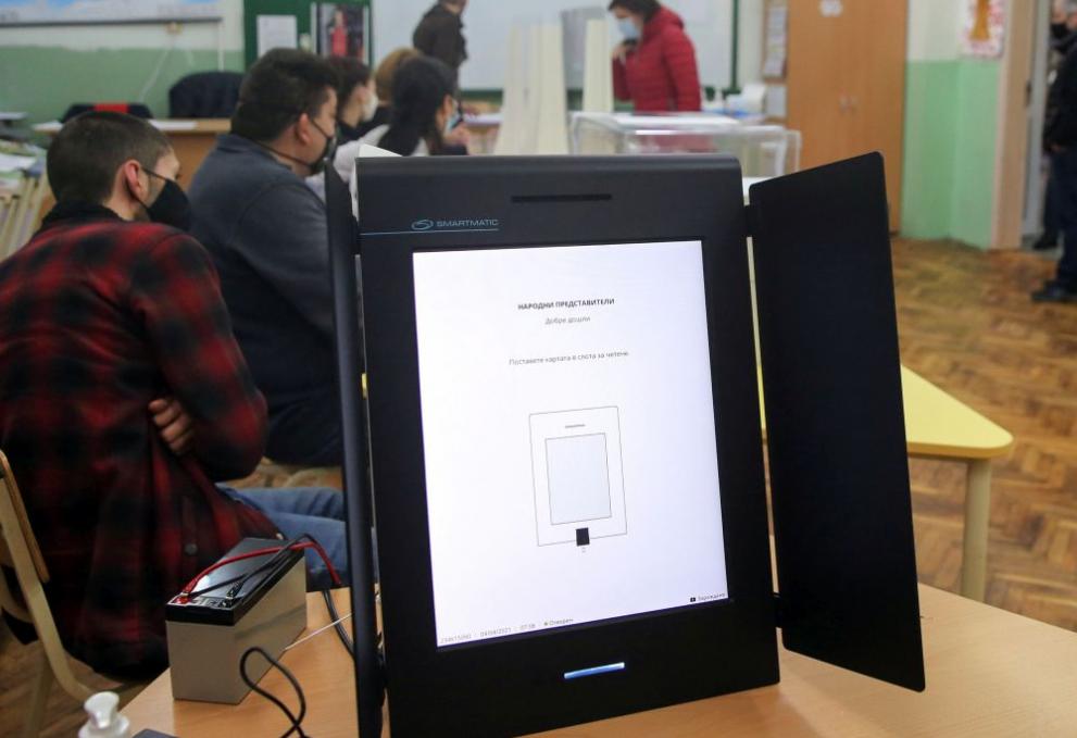 Машина за гласуване на изборите