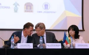 Ден на миньора Кирил Домусчиев председател на КРИБ Лъчезар Цоцорков председател на БМГК Теменужка Петкова мин. на енергетиката