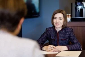 Молдовският президент Мая Санду присъства на годишната конференция за бюджета на Европейския съюз