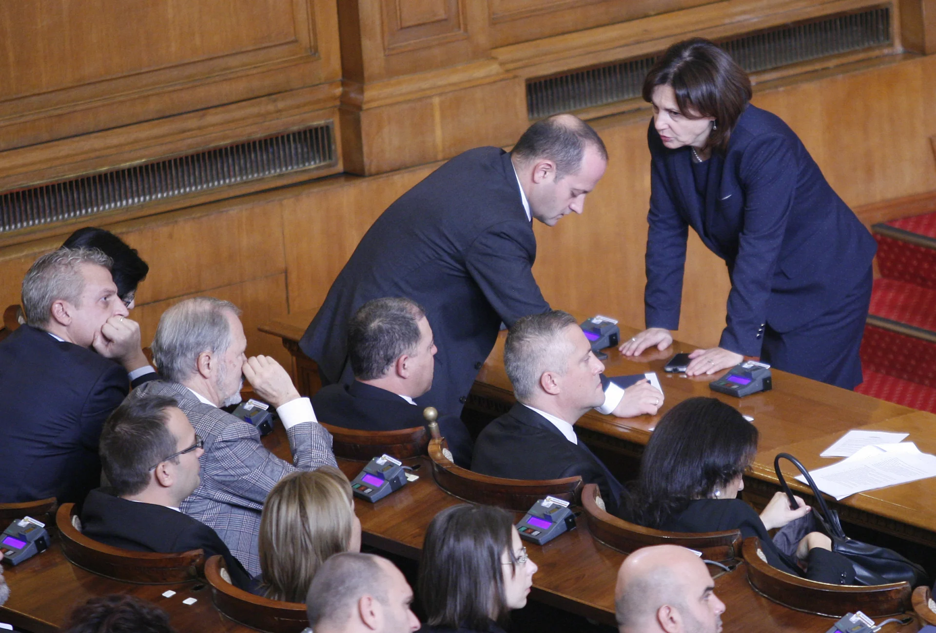 Парламент Клетва на новото правителство на Бойко Борисов Радан Кънев РБ Румяна Бъчварова Герб