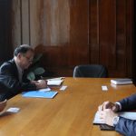 заместник-министъра на икономиката Александър Манолев и посланика на Япония у нас Н.Пр. Масато Ватанбе