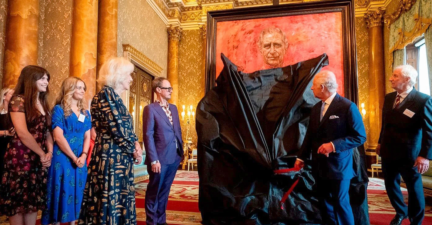 Първият портрет на крал Чарлз след коронацията му се оказва разделителен