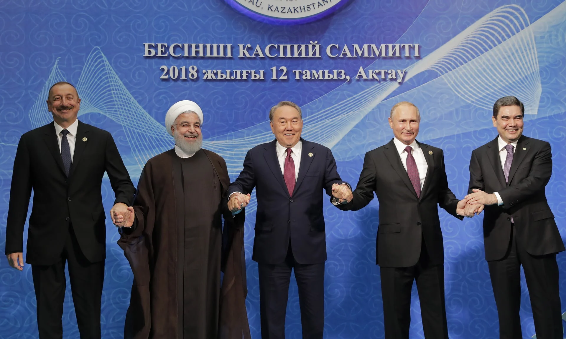 каспийско море путин назарбаев рохани