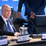 Руският министър на финансите е изключен от общата снимка на Г-20 заради гнева на европейците