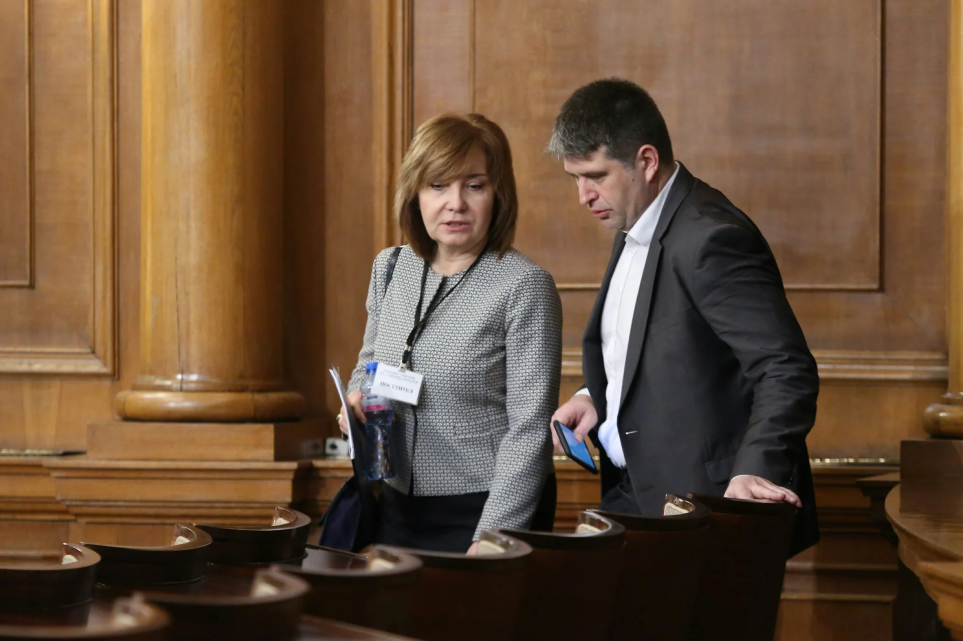 Парламент доклад за работата на Временната комисия за НАП Галя Димитрова - директор НАП