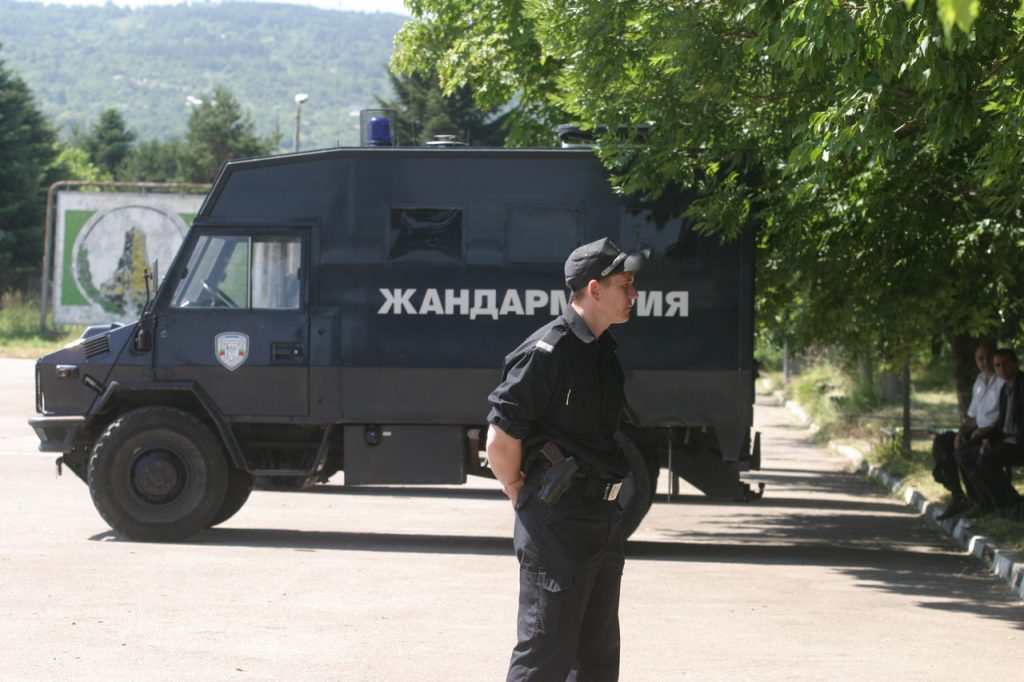 Национална служба полиция Главна дирекция жандармерияПредставяне на  две нови машини с водно оръдие  дарение от Кралство Белгия
