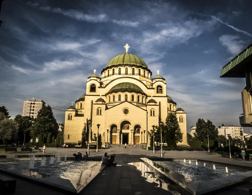 храм църква катедрала свети сава белград