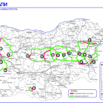 АПИ - карта - планинските проходи в България