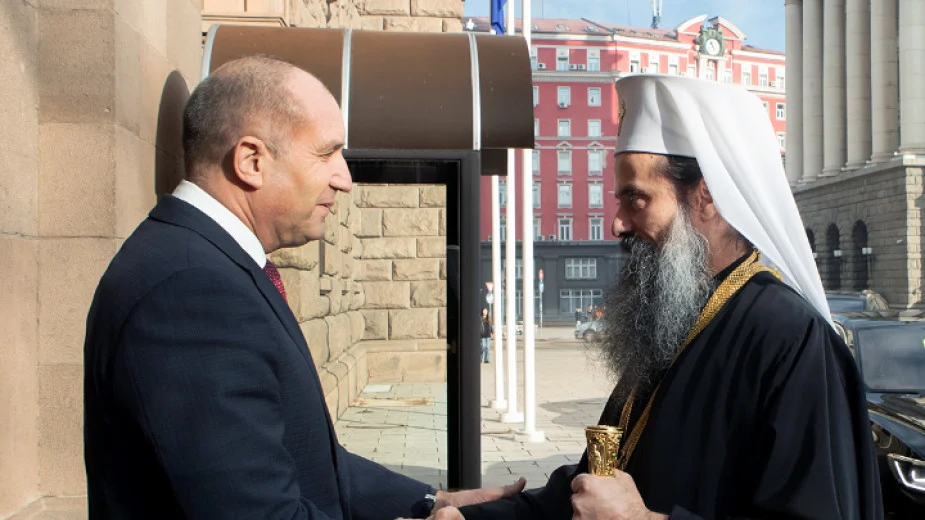 Президентът Румен Радев на среща с патриарх Даниил: Българската православна църква е една и неделима