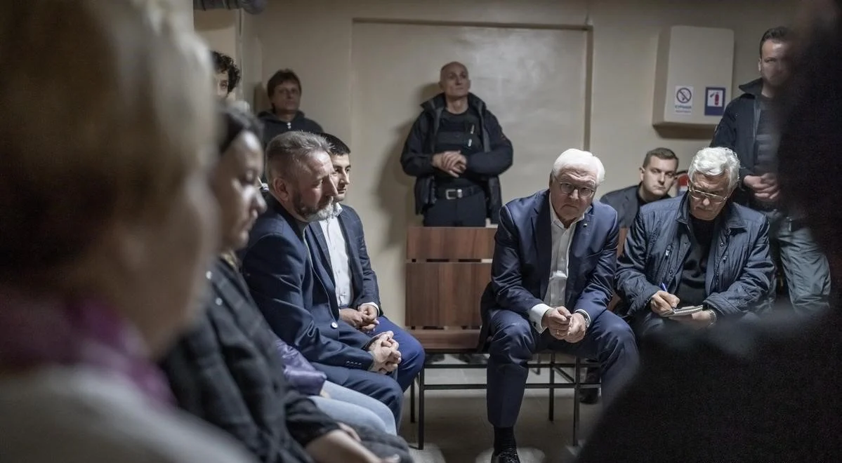 Щайнмайер бомбоубежище Украйна (Дойче веле)