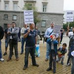 Протест пред БНБ за КТБ