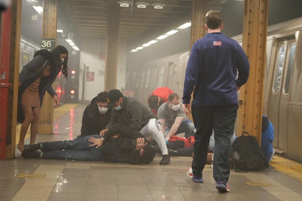 стрелба нападение метро ню йорк бруклин