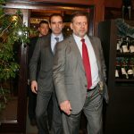 Награди Банкер на годината 2011 приз  Иван Искров - управител на БНБДеян Петков - БНБ