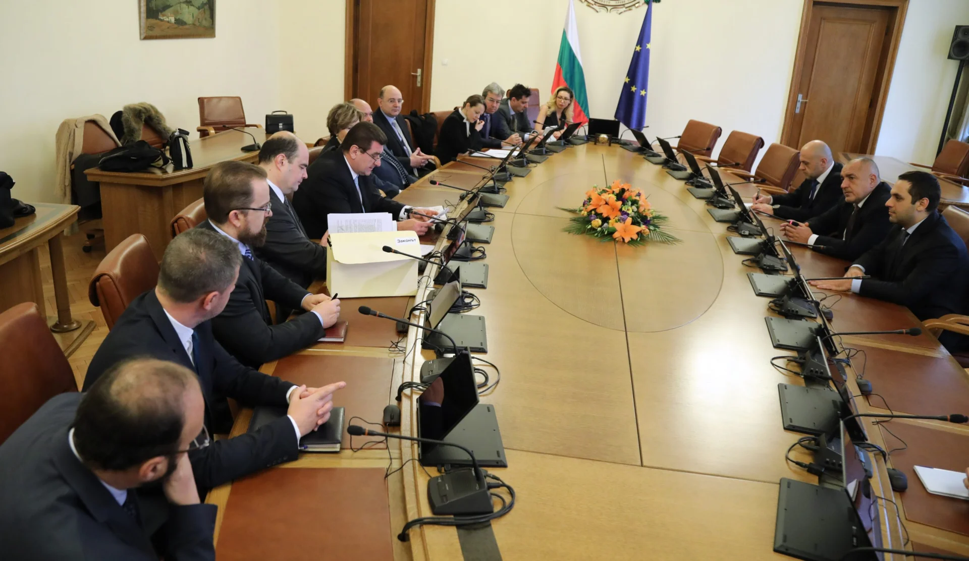 Министър-председателят Бойко Борисов се срещна с представители на Българската петролна и газова асоциация в Министерския съвет.