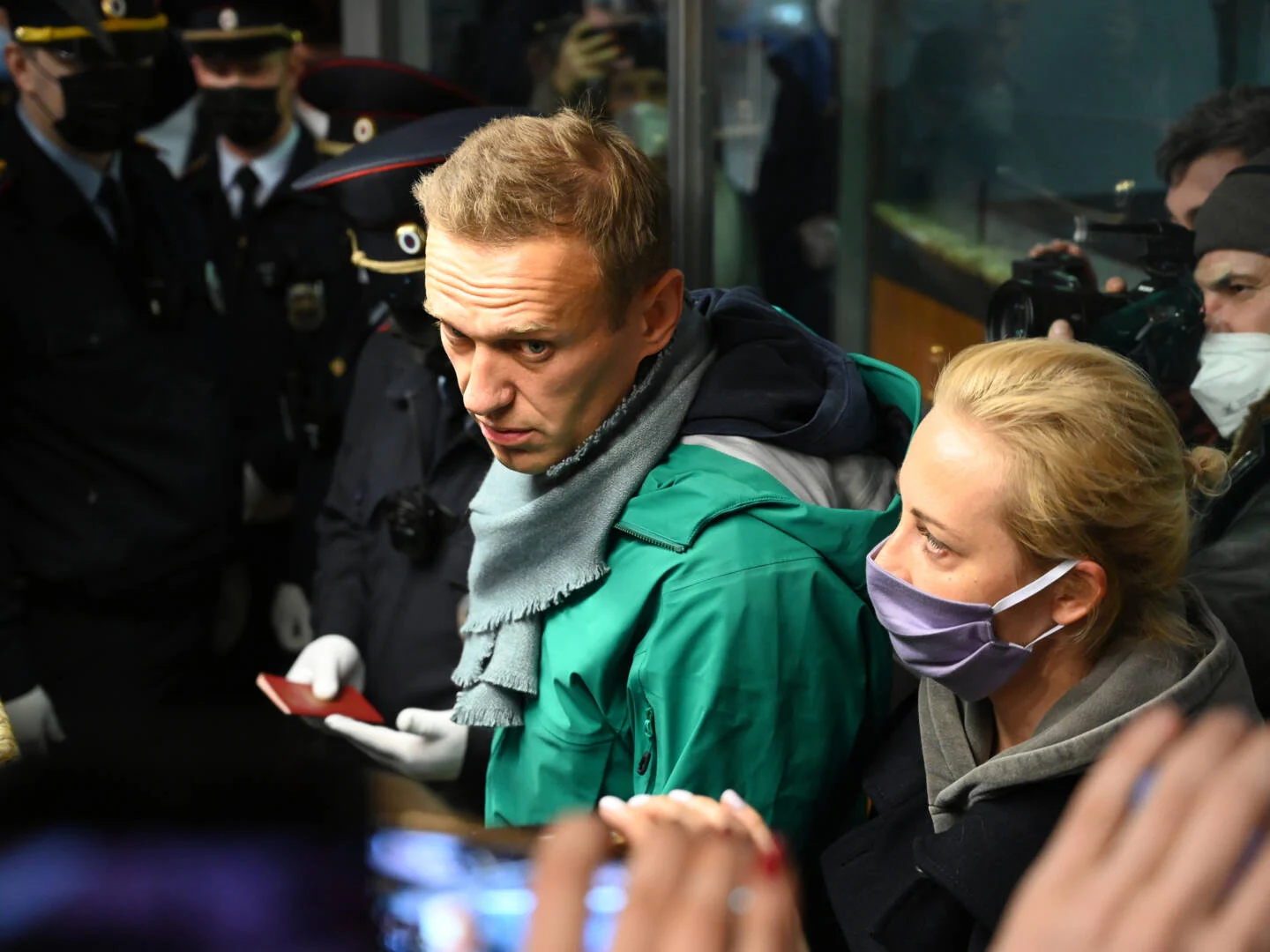 Алексей Навални арест шереметиево