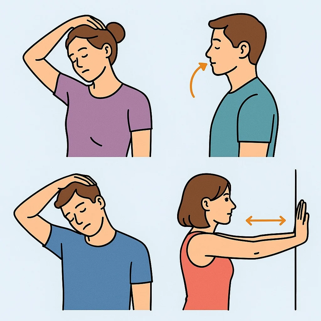 6 упражнения за намаляване на стреса и напрежението във врата