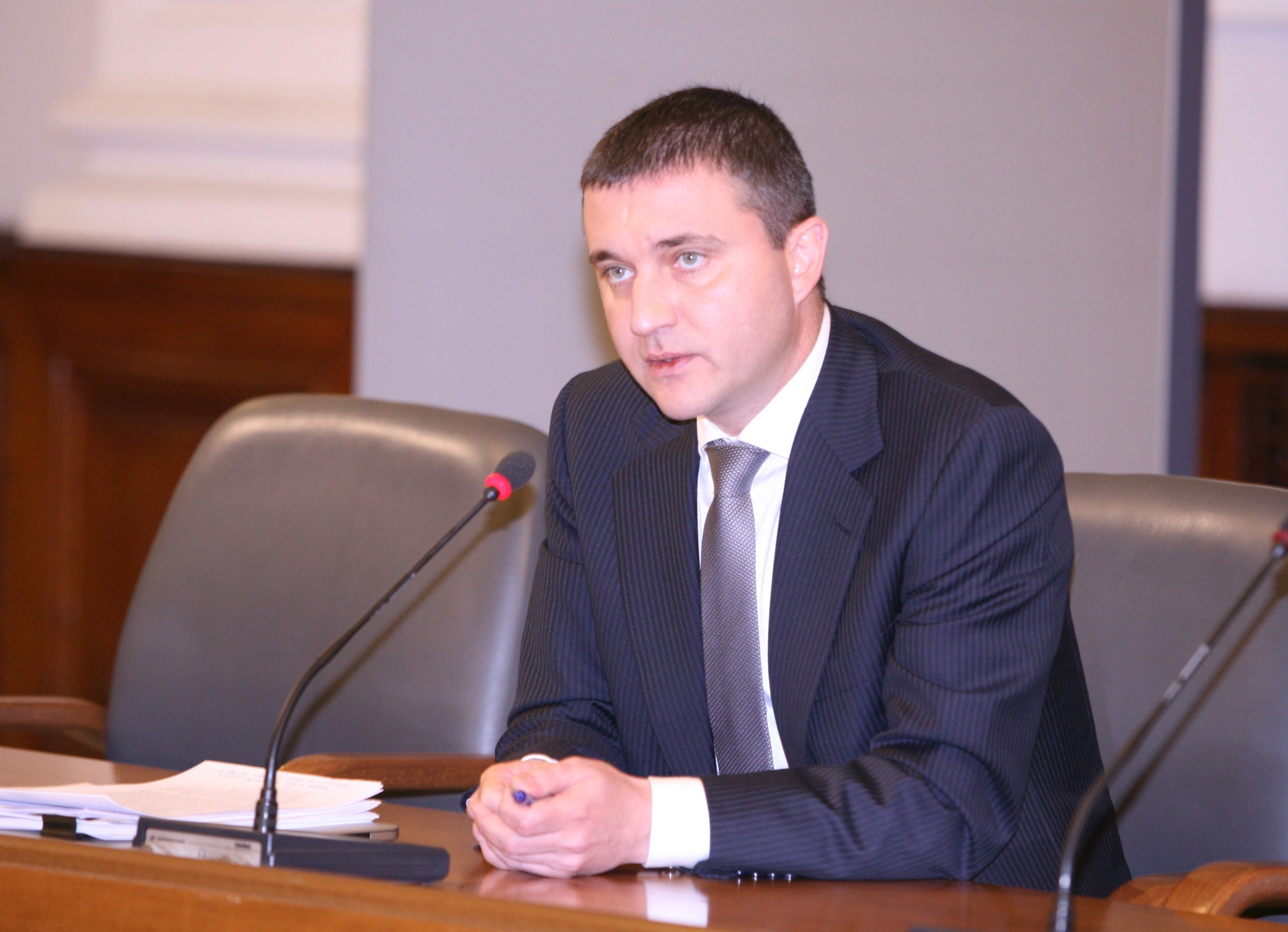 Министерски съвет Пресконференция Владислав Горанов - министър на финансите