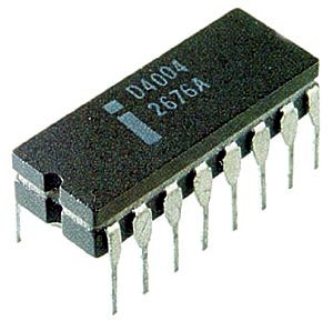 Intel 4004 в керамичен корпус (D)
