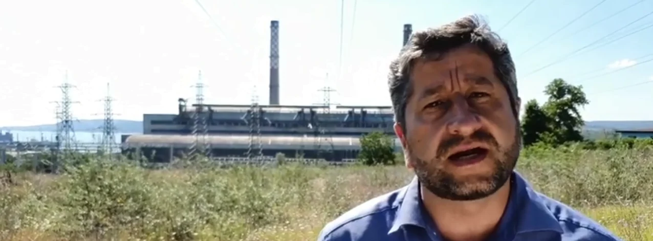 Христо Иванов пред ТЕЦ Варна