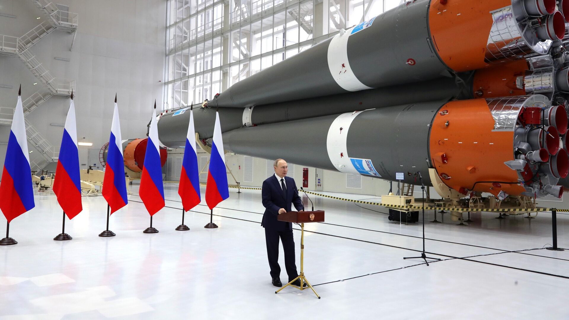 космодрум Восточний Владимир Путин (РИА Новости)