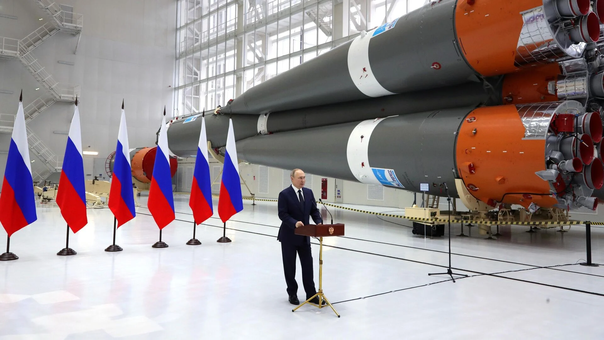 космодрум Восточний Владимир Путин (РИА Новости)