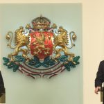 Президентите на Албания Байрам Бегай (вляво) и на България Румен Радев.