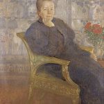 Портрет на Селма Лагерльоф от Карл Ларсон