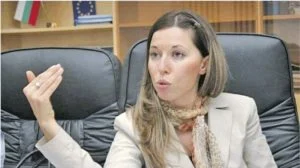 Среднистката Калина Илиева заснета по времето