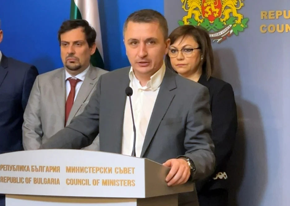 Министерски съвет пресконференция след срещата с БПГА Кирил Петков Корнелия Нинова