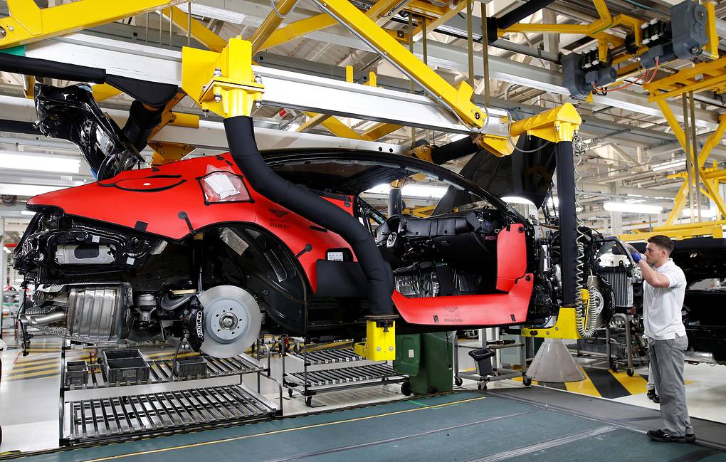 бентли производство