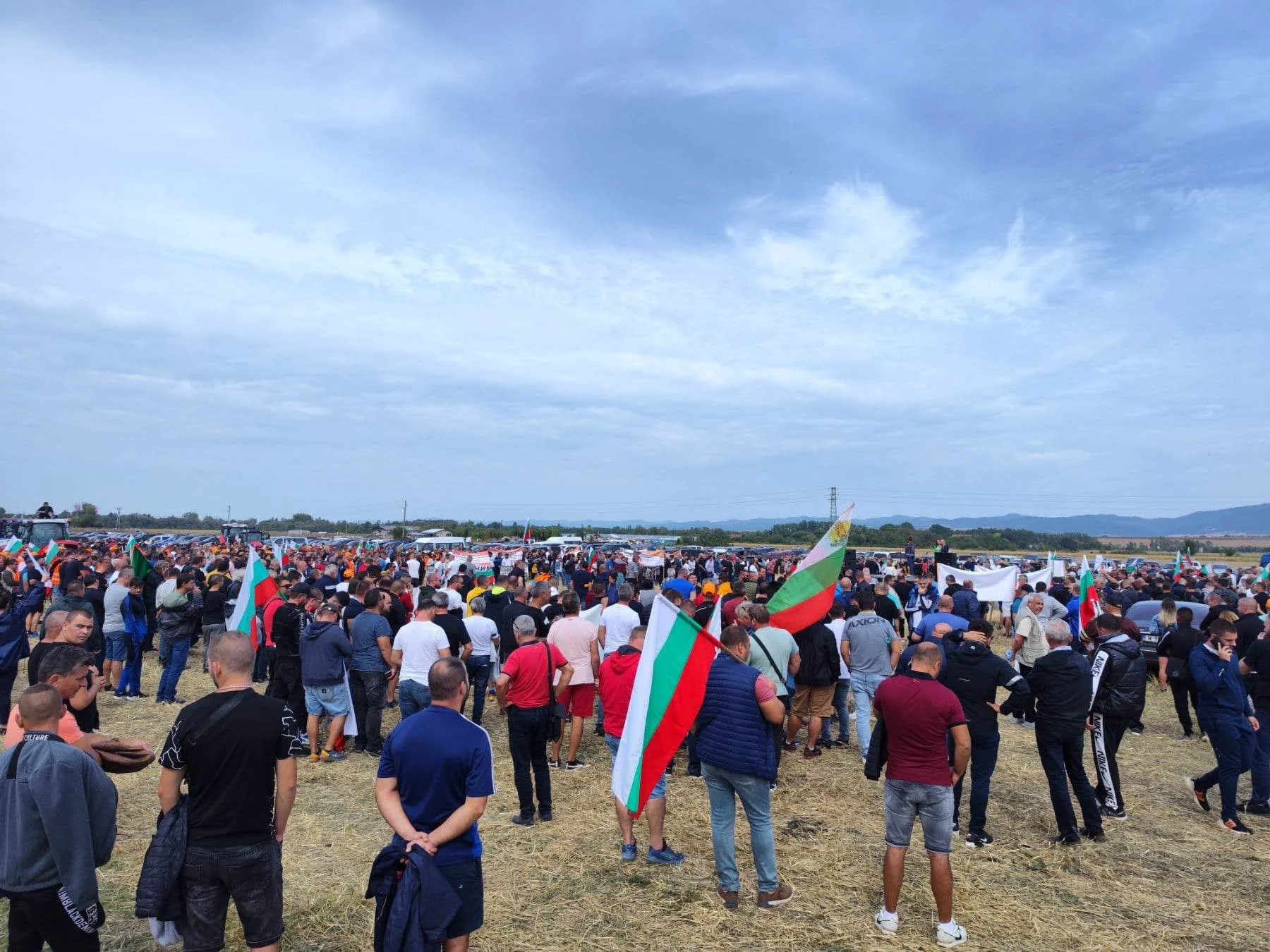 земеделци зърнопроизводители зърнари протест