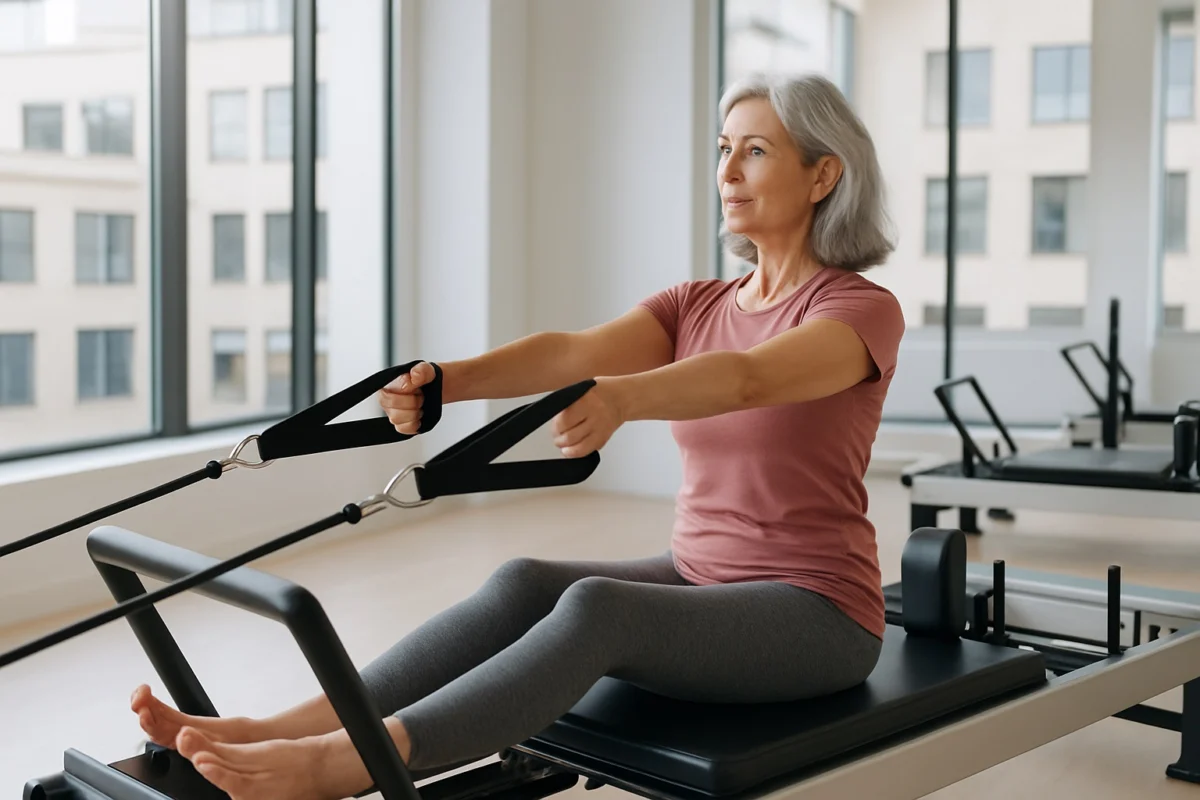 Реформър Пилатес е по-ефективен от упражненията на постелка за превенция на остеопороза