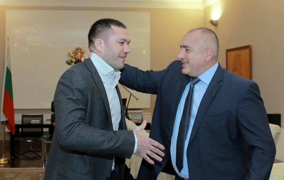 Бойко Борисов и Кубрат Пулев