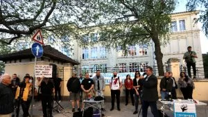 Протест и контрапротест пред МВР за Калин Стоянов, БОЕЦ