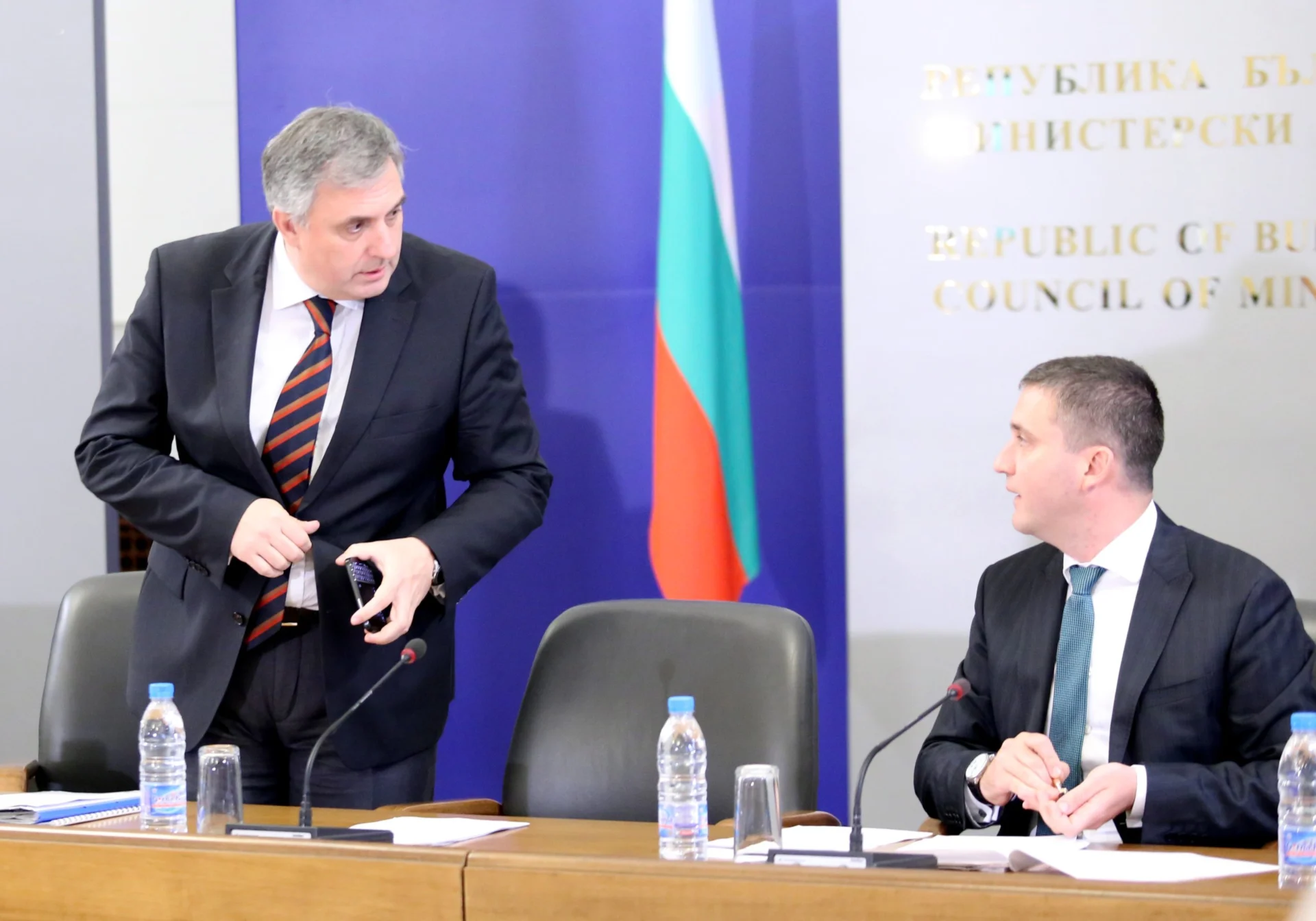 Ивайло Калфин и Владислав Горанов