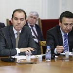 ПарламентКомисия по бюджет и финанси - изслушване на БНБ за печатницата в КостинбродИван Искров - управител на БНБДимитър Костов - поуправител на БНБ