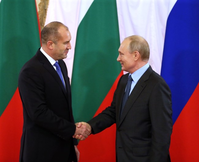 Румен Радев и Владимир Путин