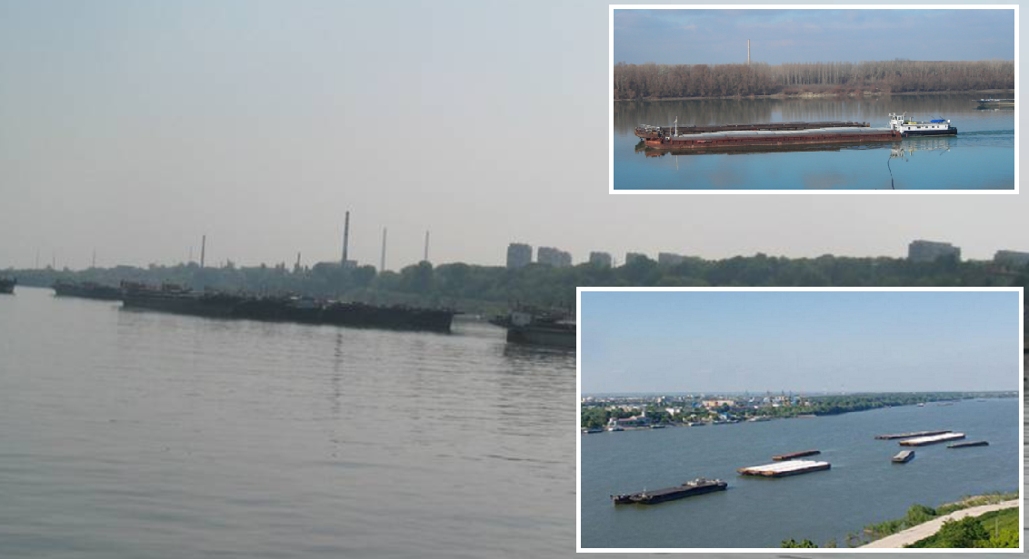 Дунав - заседнали кораби - ниска вода - прагове
