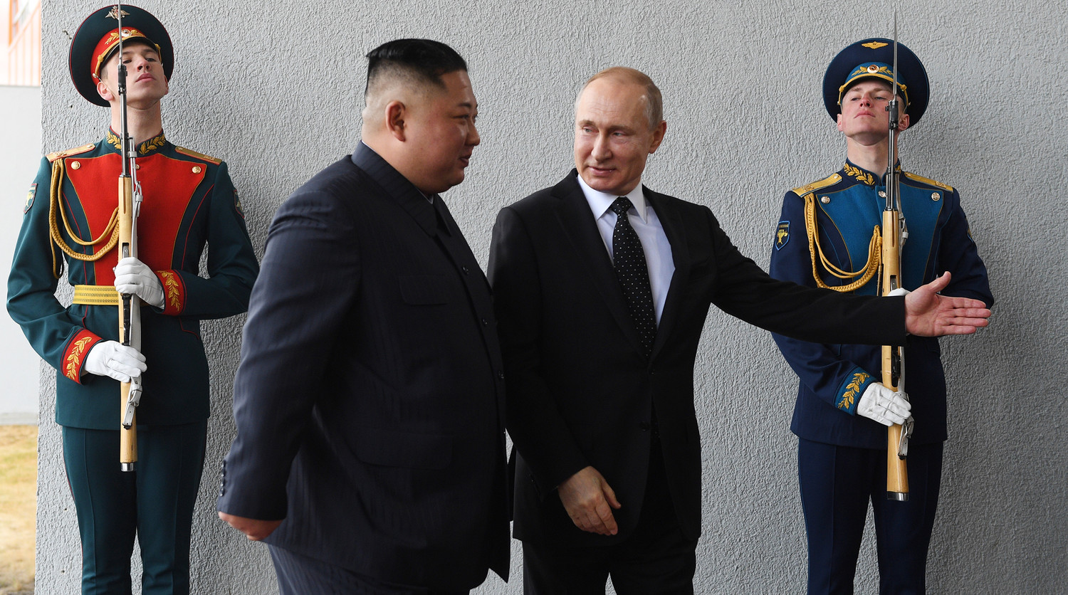 владимир путин ким чен ун