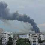 Голям пожар в база за преработка на отпадъци до Банкя, шест пожарни екипа гасят огъня